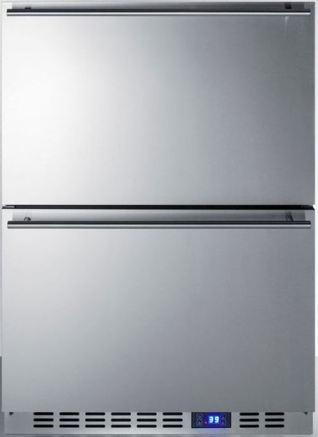 Summit 3 4 Cu Ft Outdoor Drawer Refrigerator Stainless Steel