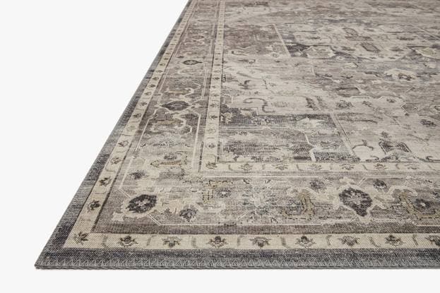 Loloi® Rugs Hathaway Steel / Ivory 5" x 8" Rug-2