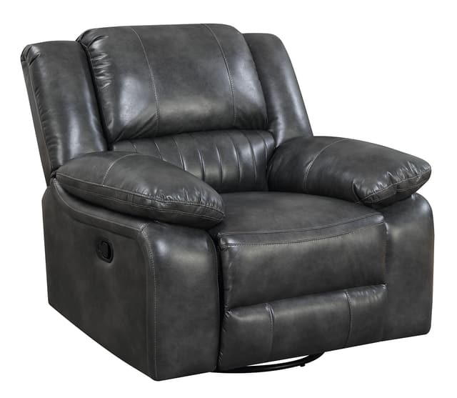 Emerald Home® 2 Piece Navaro Motion Console Loveseat and Recliner Set-3