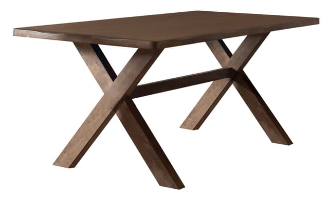 Coaster® Alston Rustic Knotty Nutmeg 6 Piece Live Edge Dining set-3