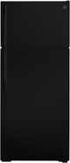 GE® 28" 17.5 Cu. Ft. Black Top Freezer Refrigerator-0