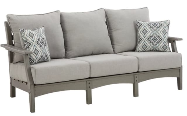 Signature Design by Ashley Signature Design by Ashley® Visola Gray Sofa & Loveseat with Cushion-4