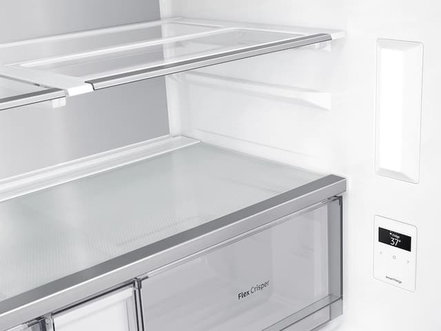 Samsung 22.9 Cu. Ft. Fingerprint Resistant Black Stainless Counter Depth Steel French Door Refrigerator-4