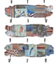 A & B Home 4-Piece Multi-Colored 7" Wall Decor with Hook Set-1