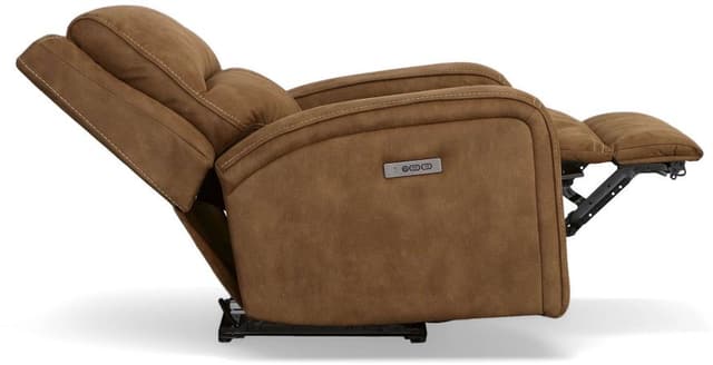 Flexsteel® Nirvana Saddle Power Recliner with Power Headrest-4