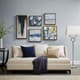 Olliix by Madison Park Natural Set of 5 Blue Bliss Gallery Art Pieces-1