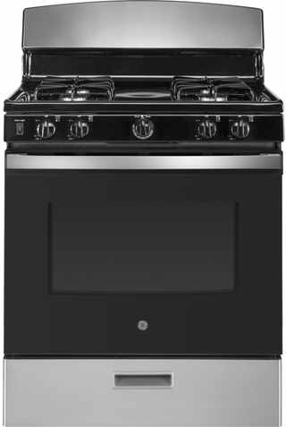 GE® 30" Stainless Steel Freestanding Gas Range
