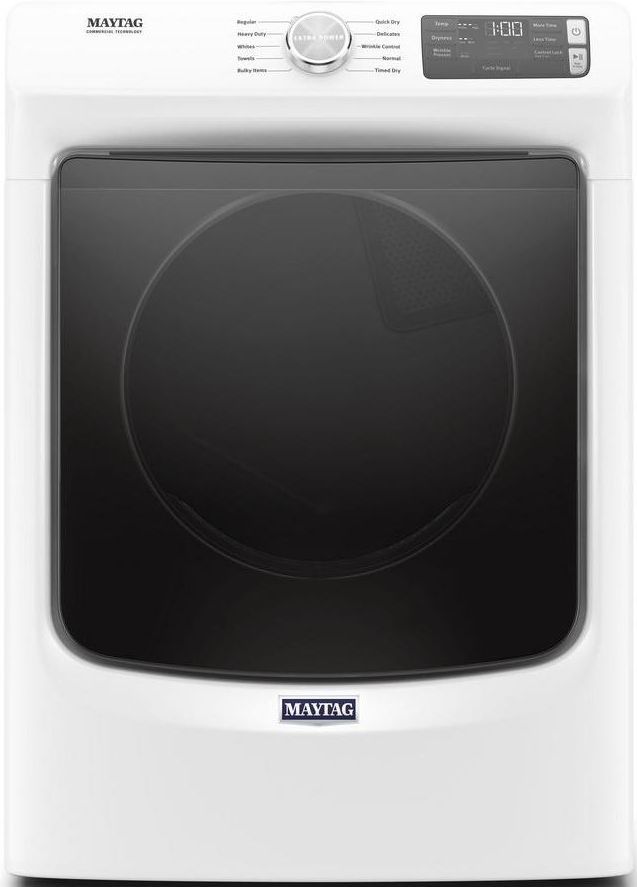 Maytag® 7.3 Cu. Ft. White Front Load Gas DryerMGD5630HW Spencer's TV