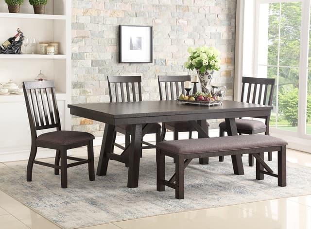 Urban Styles Kingston Dining Table and 4 Chairs-0