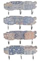 A & B Home Multi-Colored Wall Decor with Hooks-0