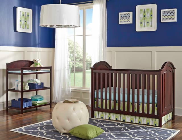 Westwood Design Classic Cottage Chocolate Mist Convertible Crib-1