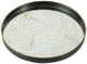 A & B Home Black/Gold/Silver Round Mirrored Decorative Tray-1