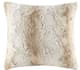 Olliix by Madison Park Zuri Sand Faux Fur Square Pillow-0