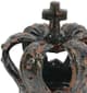 A & B Home Black Crown Candle Holder-1