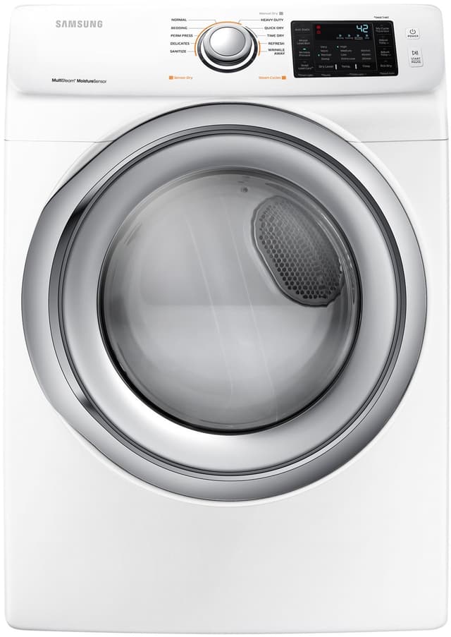 Samsung Front Load Electric Dryer-White-0