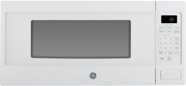 Ge Profile 1 1 Cu Ft White Countertop Microwave Oven Pem31dfww
