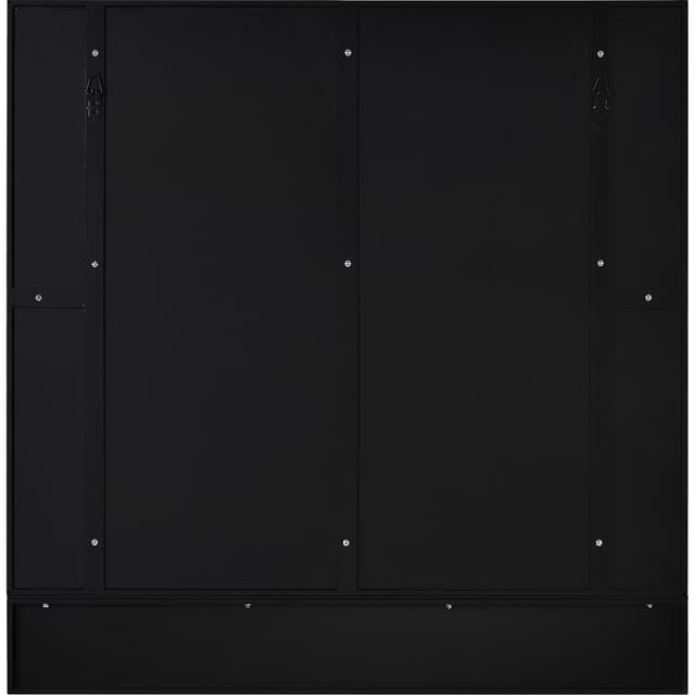 Renwil® Otavi Black Mirror with Shelf-3