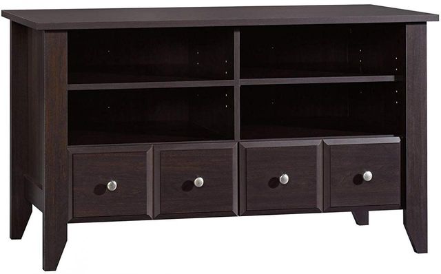 Sauder® Shoal Creek Jamocha Wood Panel TV Stand-409795 ...