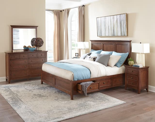 Intercon San Mateo Tuscan King Storage Bed-1
