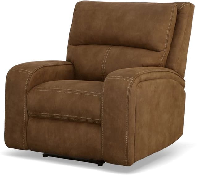 Flexsteel® Nirvana Saddle Power Recliner with Power Headrest-2