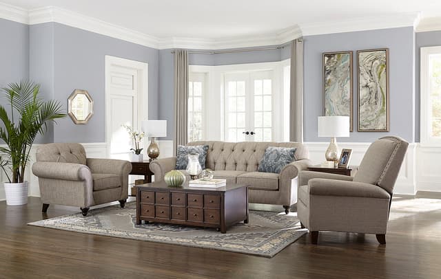 England Furniture Co Evan McKittrick Smoke Sofa-2
