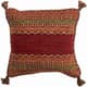 Surya Trenza Dark Red 22"x22" Pillow Shell with Polyester Insert-0