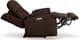 Flexsteel® Marley Dark Brown Power Recliner with Power Headrest-3