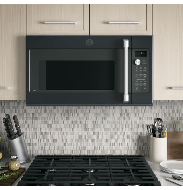 Café™ 1.7 Cu. Ft. Black Slate Convection Over the Range Mircowave-3
