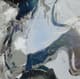 A & B Home Blue/White Cerulean Seas Framed Hand-Painted Wall Art-5
