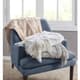 Olliix by Madison Park Brianne 1 Grey Cotton Tufted Throw-2