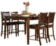 Homelegance® Verona Amber/Dark Brown Counter Chair-2