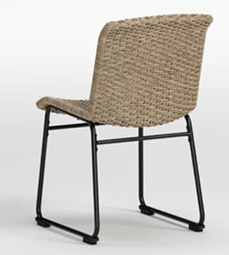 Signature Design by Ashley® Amaris Brown/Black Outdoor Dining Table and 2 Chairs-3