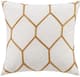 Olliix by Madison Park Brooklyn Spice 20x20" Metallic Geo Embroidered Pillow Pair-0