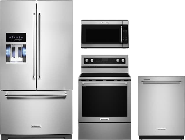 KitchenAid® 4 Piece Kitchen Package-Stainless Steel