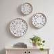 Olliix by Madison Park Medallion Trio 3 Natural/White Wood Wall Decoration Set-3