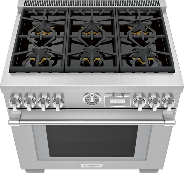 Thermador® Pro Grand® 36" Stainless Steel Pro Style Dual Fuel Range-1