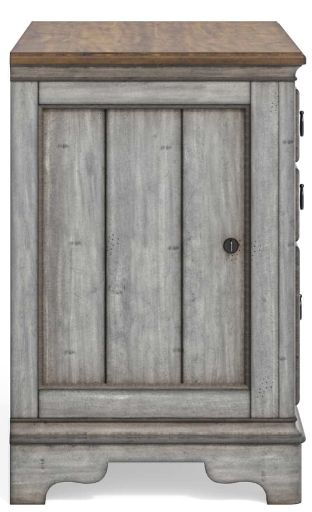 Flexsteel® Plymouth® Distressed Graywash Lateral File Cabinet-3