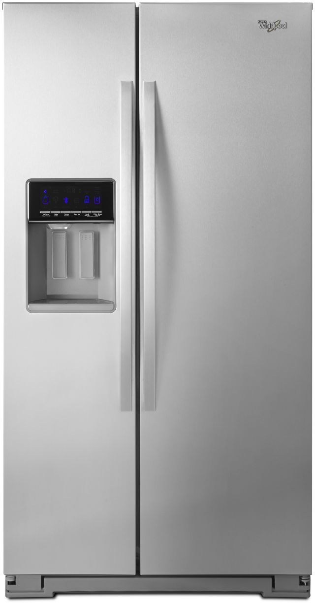 Whirlpool 26 0 Cu Ft Side By Refrigerator Monochromatic 26 0 Cu Ft Side By Refrigerator