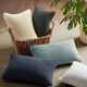 Olliix by INK+IVY Bree Knit Indigo 12" x 20" Oblong Pillow Cover-3