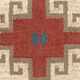 Surya Gada Rust 20"x20" Toss Pillow with Polyester Insert-2