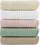 Olliix by Madison Park Cream Tuscany Oversized Quilted Throw with Scalloped Edges-2
