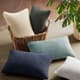 Olliix by INK+IVY Bree Knit Aqua 12" x 20" Oblong Pillow Cover-3