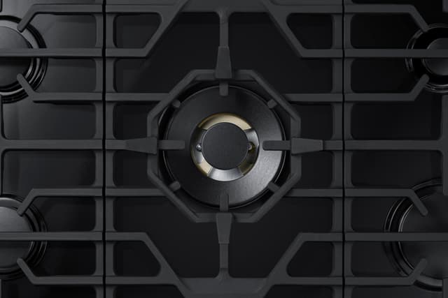 Samsung 36" Gas Cooktop-Fingerprint Resistant Black Stainless Steel-4