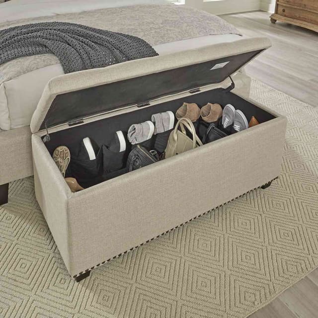 Parker House® Cameron Seal Storage Bench-3