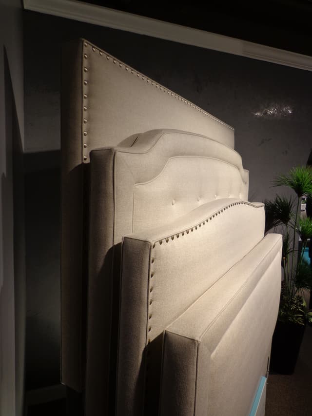 Jonathan Louis 752 Belem Flax Queen Upholstered Headboard-2