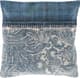 Surya Lola Navy 20"x20" Pillow Shell with Polyester Insert-0