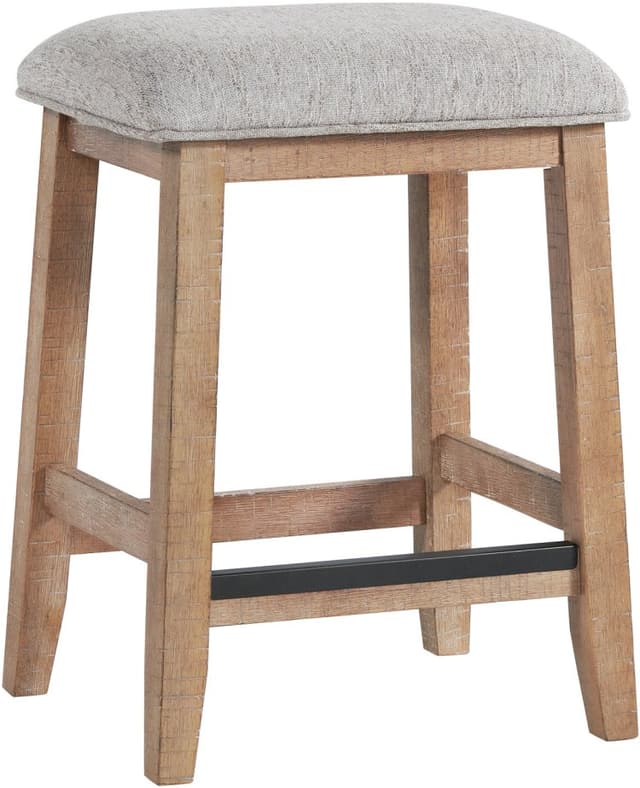 Intercon Highland Gray Backless Stool-0