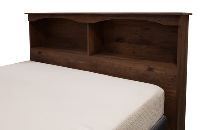 Perdue Woodworks Aspen Oak Queen or Full Bookcase Headboard-0
