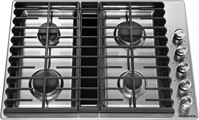 Kitchenaid 30 Stainless Steel Gas Downdraft Cooktop Kcgd500gss Kitchenaid 30 Stainless Steel Gas Downdraft Cooktop Kcgd500gss