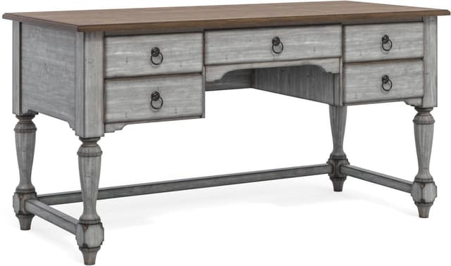 Flexsteel® Plymouth® Distressed Graywash Writing Desk-0